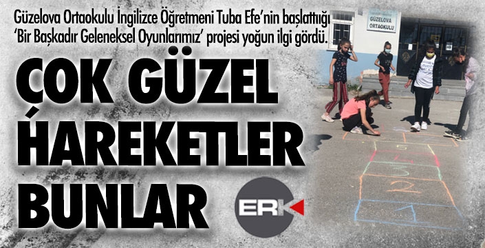 Geleneksel sokak oyunlarını yaşattılar...