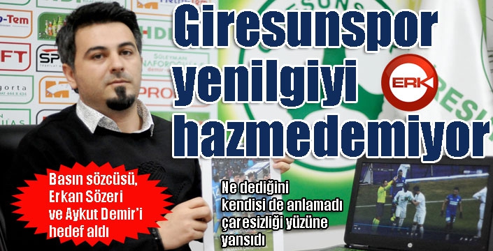 Giresunspor mağlubiyeti hazmedemedi!!!