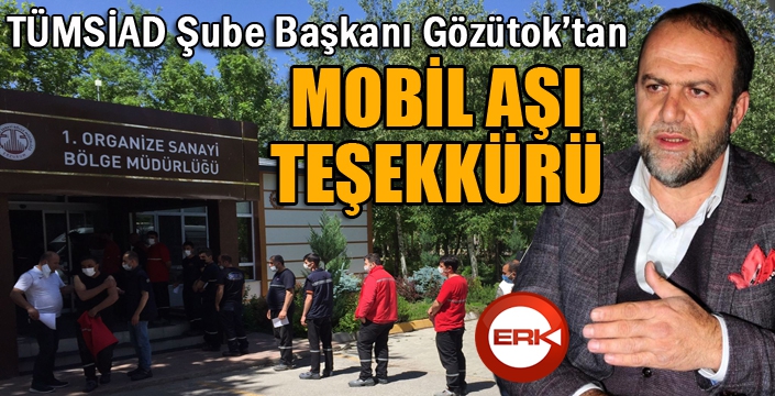 GÖZÜTOK'TAN MOBİL AŞI TEŞEKKÜRÜ