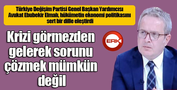 Gündem değiştirerek, sorunu çözmek mümkün değil...