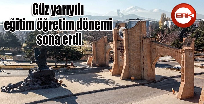 Güz yarıyılı eğitim öğretim dönemi sona erdi