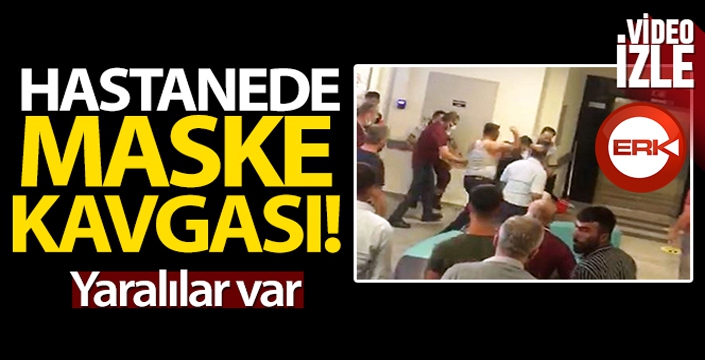 Hastanede güvenlikçiler ile vatandaşların maske kavgası: 3 yaralı