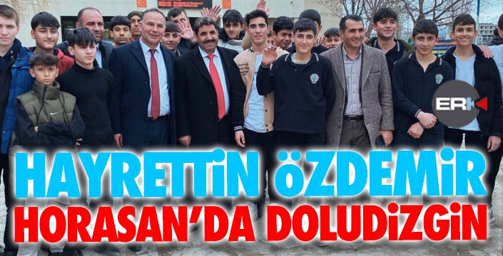 Hayrettin Özdemir Horasan'da doludizgin