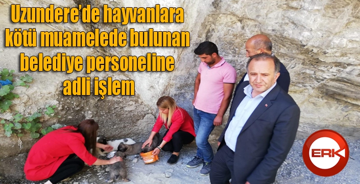 Hayvanlara kötü muamelede bulunan belediye personeline adli işlem