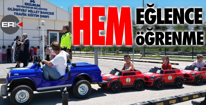 Hem öğreniyor hem de eğleniyorlar