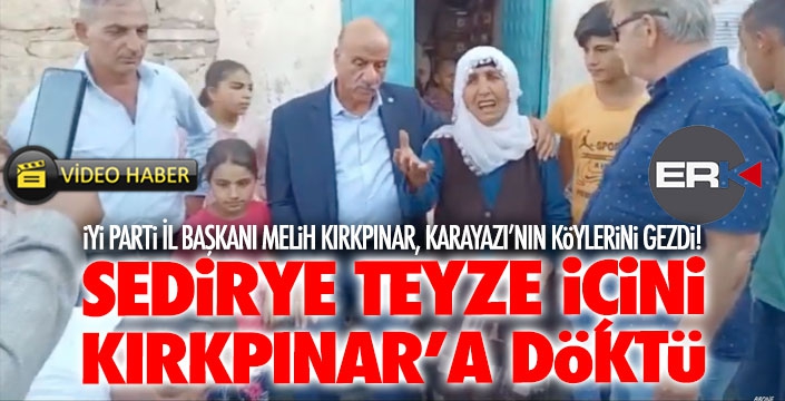 HINIS'TA SEDİRYE NİNE, KIRKPINAR'A İÇİNİ DÖKTÜ