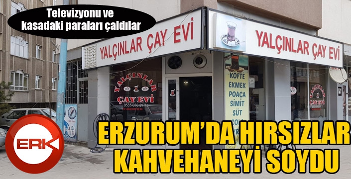 Hırsızlar kahvehaneyi soydu