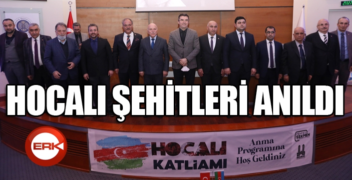 Hocalı şehitleri anıldı...