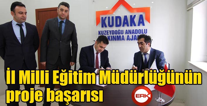 İl Milli Eğitim Müdürlüğünün proje başarısı