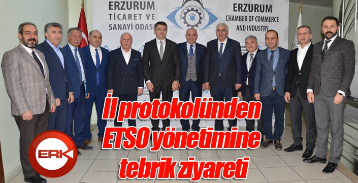 İl protokolünden ETSO yönetimine tebrik ziyareti