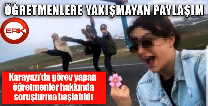 İLÇE GİRİŞİNDE PAYLAŞTIKLARI BU FOTOĞRAF TEPKİLERE SEBEP OLDU