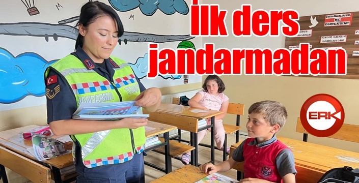 İlk ders jandarmadan