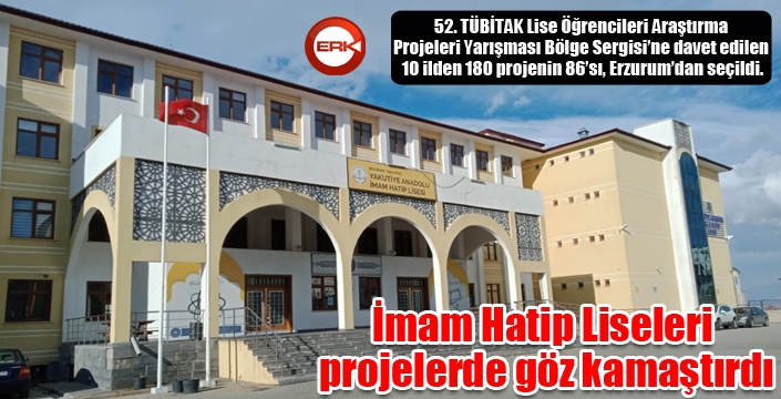 İmam Hatip Liseleri projelerde göz kamaştırdı