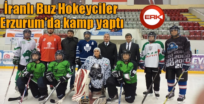 İranlı Buz Hokeyciler Erzurum’da kamp yaptı