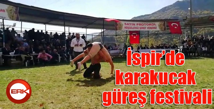 İspir’de karakucak güreş festivali