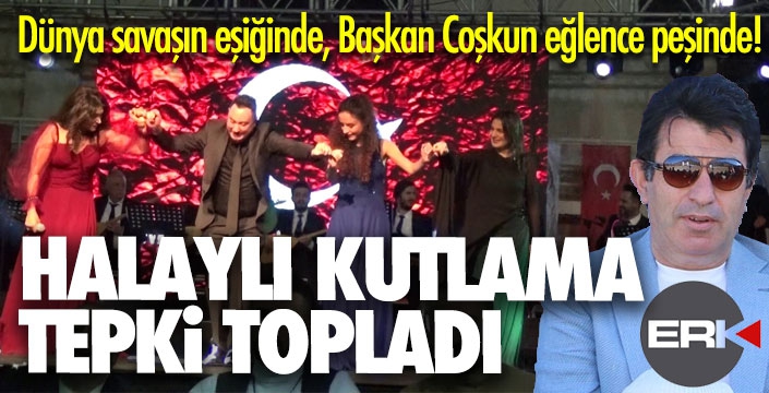 İspir'de kurtuluşa halaylı kutlama tepki topladı 