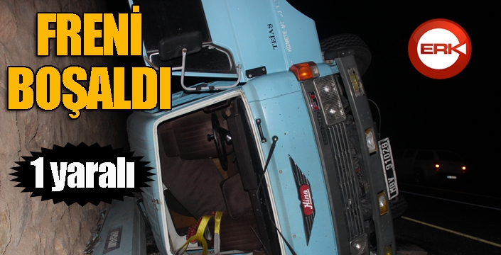 İspir'de trafik kazası: 1 yaralı