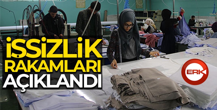 İşsizlik rakamları açıklandı