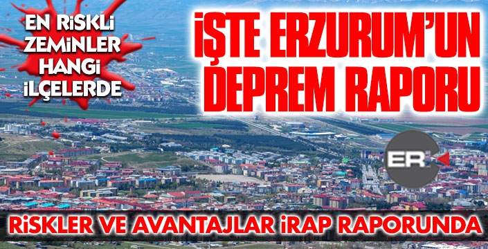 İşte Erzurum’un deprem risk karnesi  