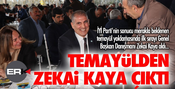 İYİ Parti’nin temayülünden Zekai Kaya çıktı