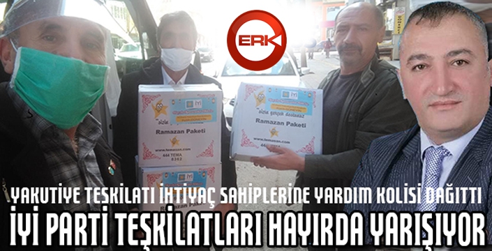 İYİ Parti teşkilatları hayırda yarışıyor...