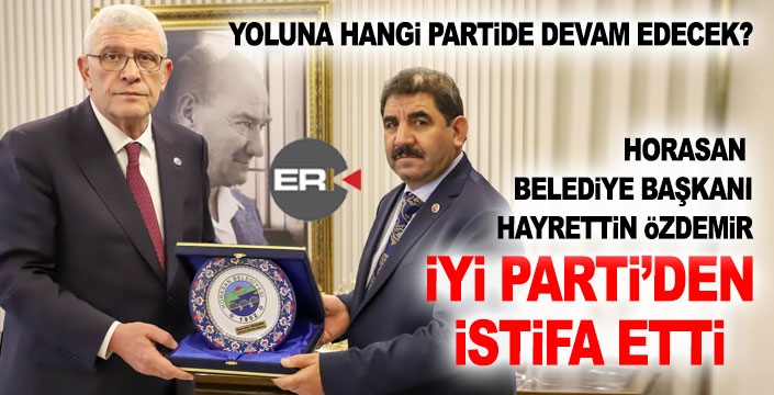 İYİ Parti'ye bir şok daha... Özdemir de istifa etti...