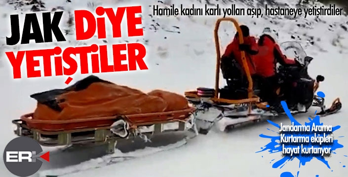 JAK timleri hamile kadını hastaneye yetiştirdi