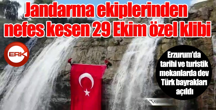 Jandarma ekiplerinden nefes kesen 29 Ekim özel klibi