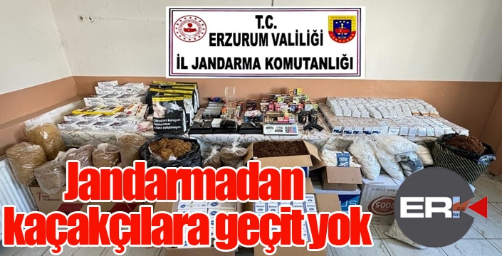 Jandarmadan kaçakçılara geçit yok