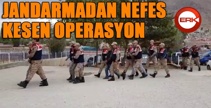 Jandarmadan nefes kesen operasyon