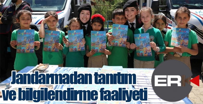 Jandarmadan tanıtım ve bilgilendirme faaliyeti...