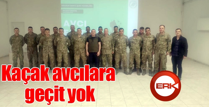 Kaçak avcılara geçit yok