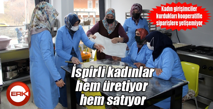 Kadın girişimciler, kurdukları kooperatifle siparişlere yetişemiyor