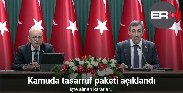 Kamuda tasarruf paketi açıklandı!