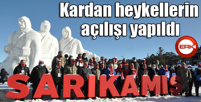 Kardan heykellerin açılışı yapıldı