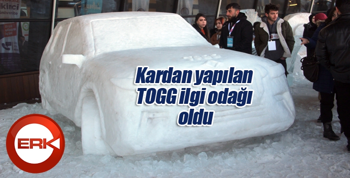 Kardan yapılan TOGG ilgi odağı oldu