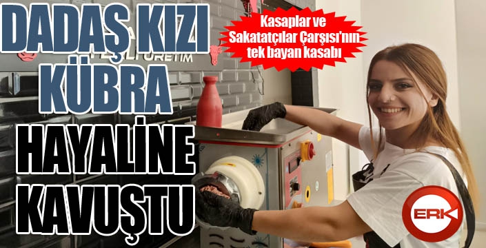 Kasaplar Çarşısı'nın tek kadın çalışanı: 