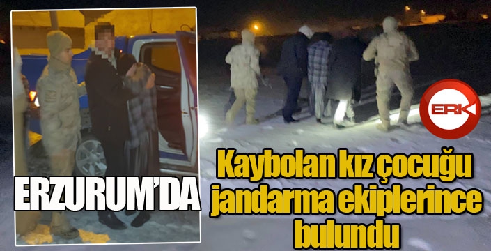 Kaybolan kız çocuğu jandarma ekiplerince bulundu