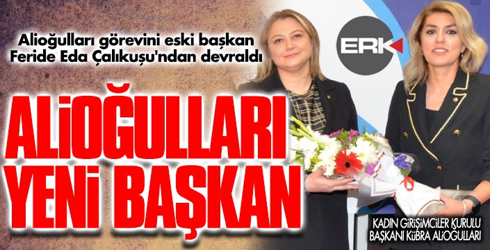 KGK'nın yeni başkanı Kübra Alioğulları oldu... 