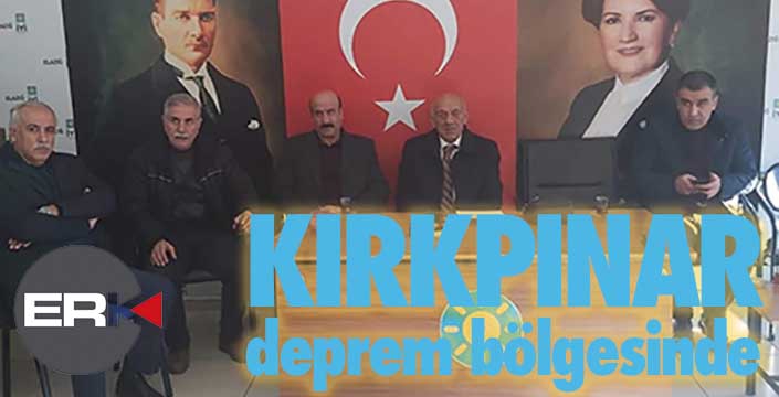 Kırkpınar, deprem bölgesinde...  