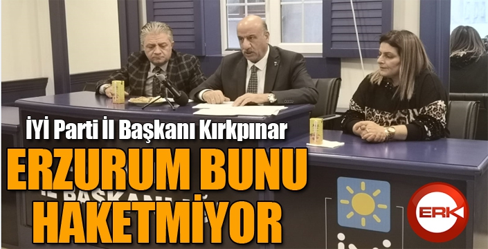 Kırkpınar: Tüm iddiaların takipçisi olacağız...