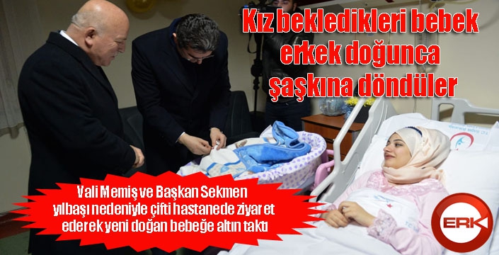 Kız bekledikleri bebek erkek doğunca şaşkına döndüler