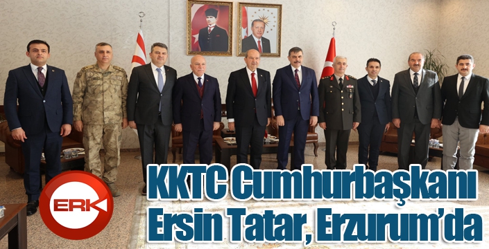 KKTC Cumhurbaşkanı Ersin Tatar Erzurum’da