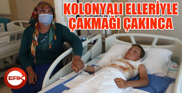 Kolonyalı elleriyle çakmağı çakınca...