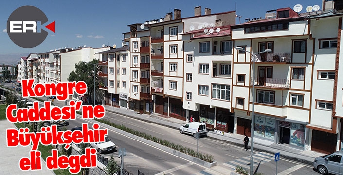 Kongre Caddesi'nde Büyükşehir eli değdi... 