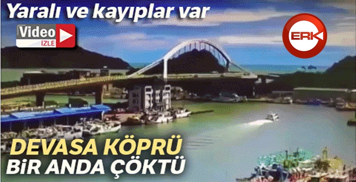 Köprü çöktü: En az 10 yaralı