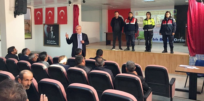 Köprüköy’de sürücülere eğitim semineri verildi