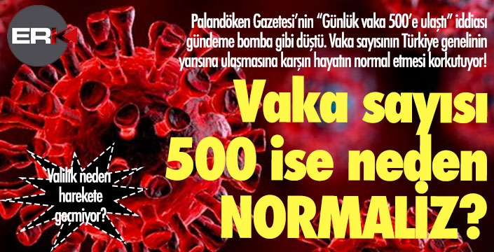 Korkutan iddia! Günlük vaka 500'e ulaştı!