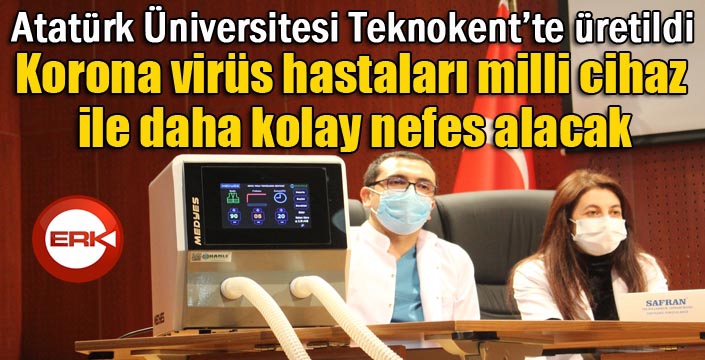 Korona virüs hastaları milli cihaz ile daha kolay nefes alacak