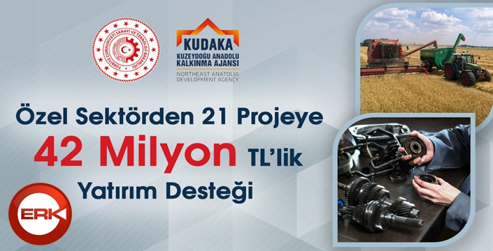 KUDAKA’dan özel sektöre 42 milyon TL yatırım desteği